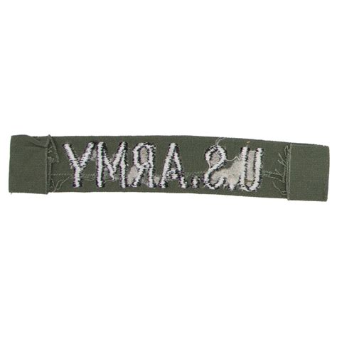 1960s Vietnamese Made Subdued Us Army Branch Tape Patch Omega Militaria