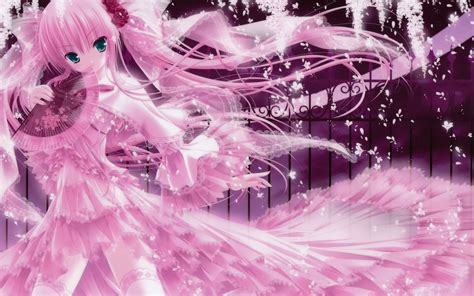42 Pink Anime Wallpaper On Wallpapersafari