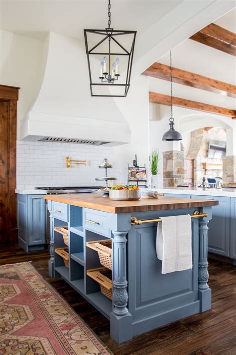 Rustic Farmhouse Kitchen Island With Drawers Barn Doors Ph