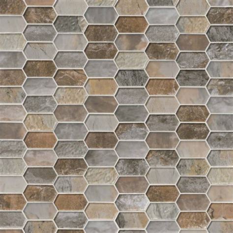 Taos Picket Pattern 8mm Crystallized Glass Mosaic Tile