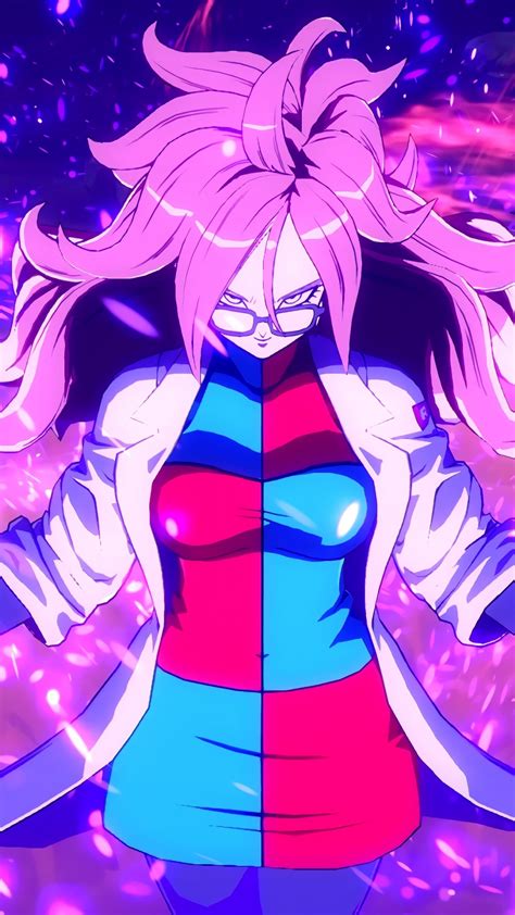 Download 1080x1920 Wallpaper Android 21 Full Power Anime Girl Dragon