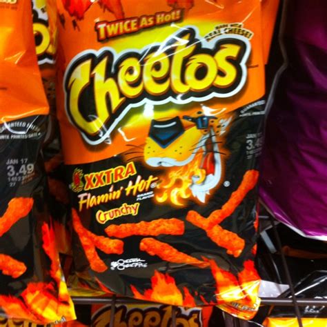 Extra Hot Cheetos These Are So Spicy Compared To The Regular Hot Cheetos Depending If You Can