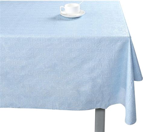 Bubiquer Flannel Backed Vinyl Tablecloth Waterproof And