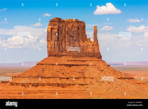 Monument Valley On The Border Between Arizona And Utah Usa Stock Photo