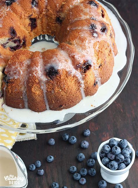 Bourbon Blueberry Pound Cake The Cooking Bride