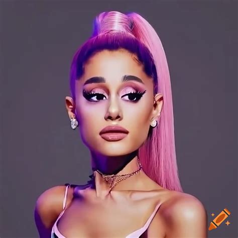 Ariana Grande With Pink Hair