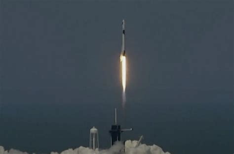 SpaceX successfully launches astronauts into orbit in historic flight test