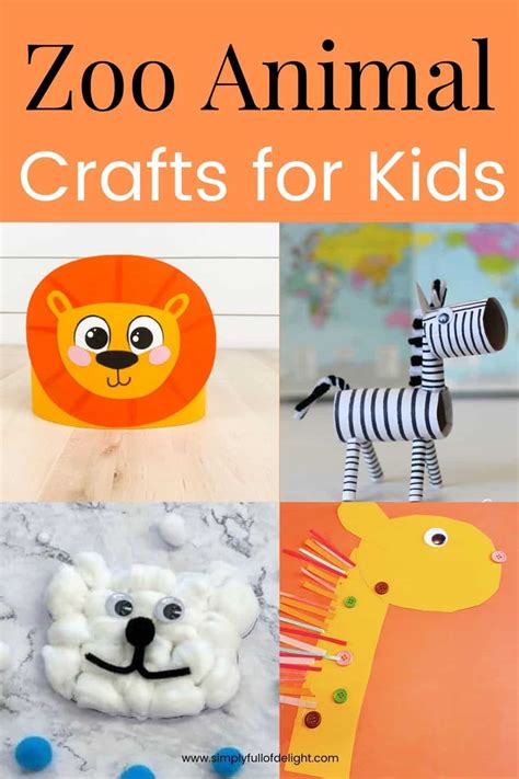 Zoo Animal Crafts For Preschool - Simply Full of Delight