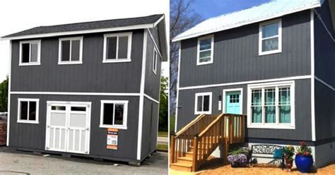 Two household english, two household manhwa, two. People Are Turning Home Depot Tuff Sheds Into Affordable Two-Story Tiny Homes - HealthyLifeBoxx
