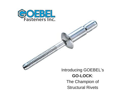 Go Lock Structural Interlocking Blind Rivet Goebel Fasteners