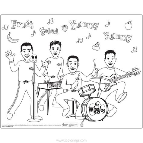 Wiggles Coloring Pages Wags The Dog