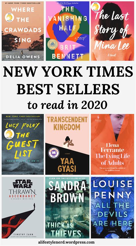 The Complete List Of New York Times Fiction Best Sellers Artofit