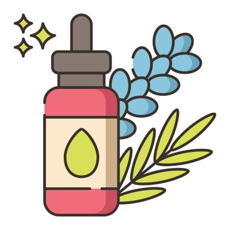 Essential Oil Flaticons Lineal Color Icon