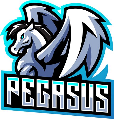 Pegasus Esport Mascot Logo Design By Visink