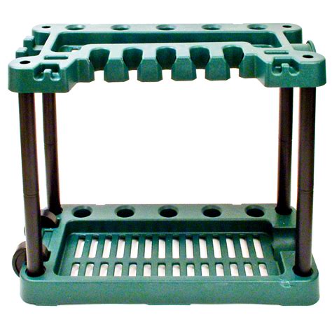Garden Tool Storage Rack Holder On Wheels Shed Gardening Caddy EBay