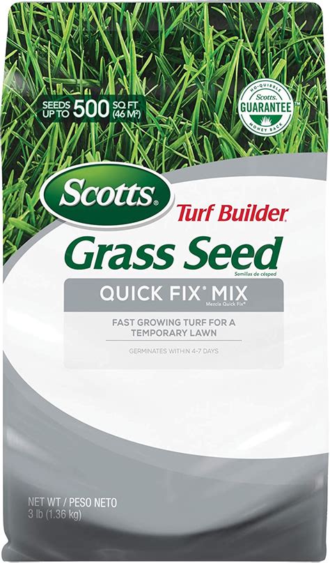 Amazon Com Scotts Turf Builder Grass Seed Quick Fix Mix Fast Growing