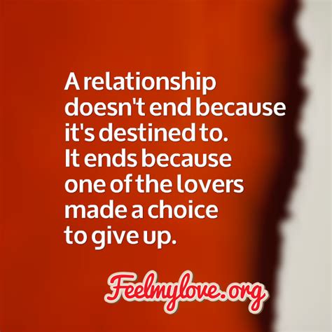 A Relationship Doesnt End Relationship Quotes Text Quotes Relationship
