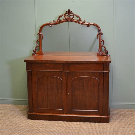 Superb Quality Victorian Antique Mahogany Chiffonier Sideboard