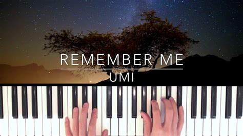 Remember Me Umi Piano Cover Youtube