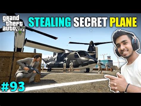 To enjoy the game, try to. I STOLE SECRET FIGHTER PLANE FROM MILITARY BASE | GTA V GAMEPLAY #93