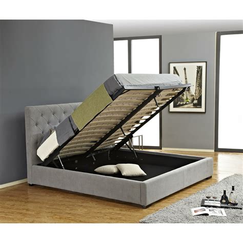 Buy top selling products like baxton studio brandy king storage platform bed and everyroom sydney full upholstered bed frame with storage. Upholstered Storage Platform Bed & Reviews | AllModern