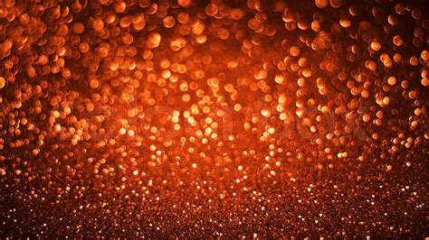 Rose Gold Glitter Bokeh Texture Abstract Background Stock Image