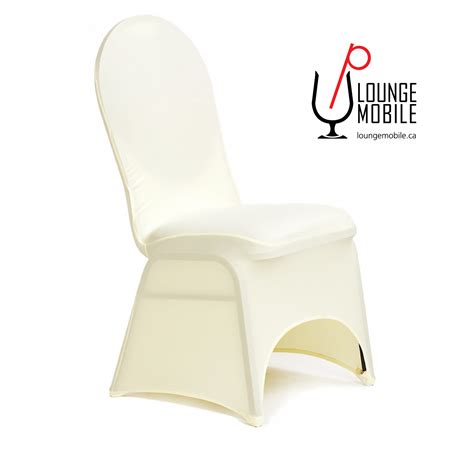 Housse de chaise lycra ivoire pâle  Housses de chaises  Les