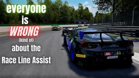 Everyone Is WRONG About The Race Line Assist Kind Of Assetto Corsa