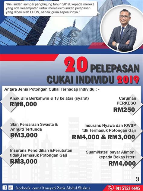 Semoga bermanfaat untuk semua dan dapat membantu ketika. Senarai Lengkap Pelepasan Cukai 2019 Bagi e-Filing Tahun 2020