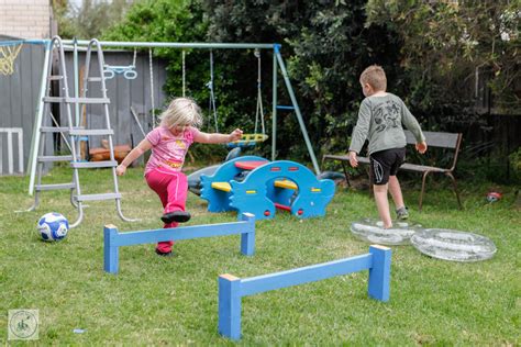 Backyard Obstacle Course With Acrokids