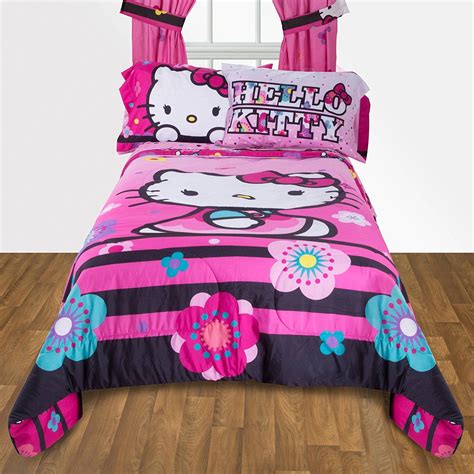 Hello Kitty Comforter And Sheet Set Hello Kitty Dots Beautiful Twin