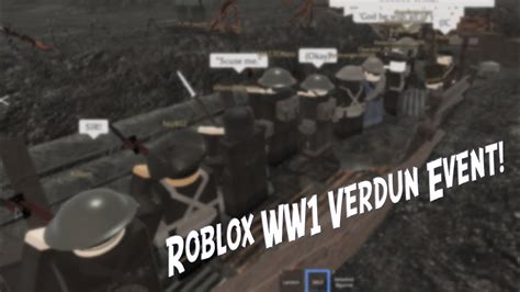 Ww1 Roblox Verdun Event Youtube
