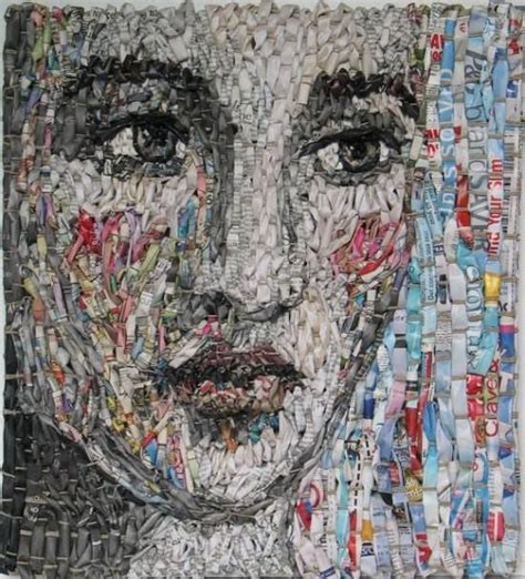Newspaper Portraits By Gugger Petter Oddity Central Collecting