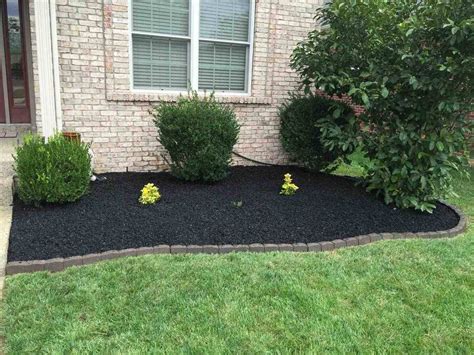 Crushed Rock Landscaping Ideas Mulch Landscaping Front Yard
