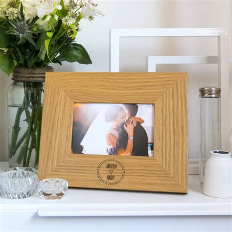 Personalised Couples Photo Frame Picture Frame By Dust And Things