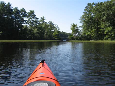 Atkinson Nh Kayaking On Big Island Pond Photo Picture Image New