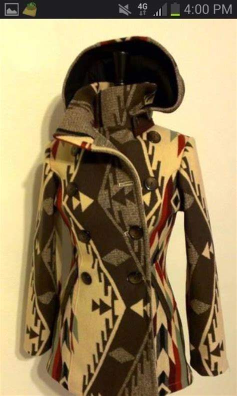 Shayne R Watson Designs Gray Pendleton Jacket Native American Clothing