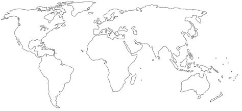 Pin By Anka Dumitru On Draws Blank World Map World Map Outline Big