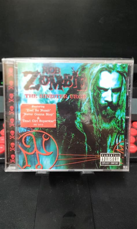 Rob Zombie The Sinister Urge Hobbies And Toys Music And Media Cds And Dvds On Carousell