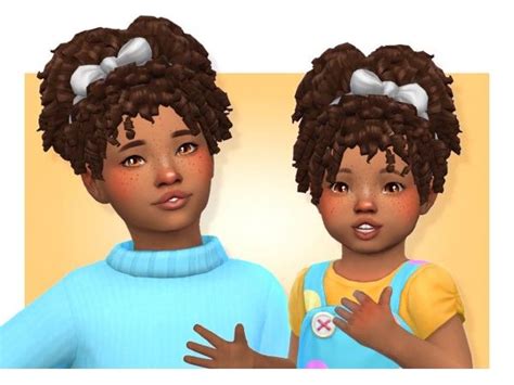 Trisha Tresses Toddler And Child Conversion By Peachibloom The Sims