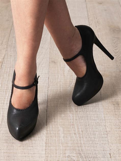 Lyst Bottega Veneta Mary Jane High Heel Shoes In Black