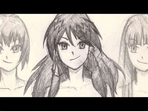 Check out these cool ideas. How to draw Manga hair 4 different styles for female or ...