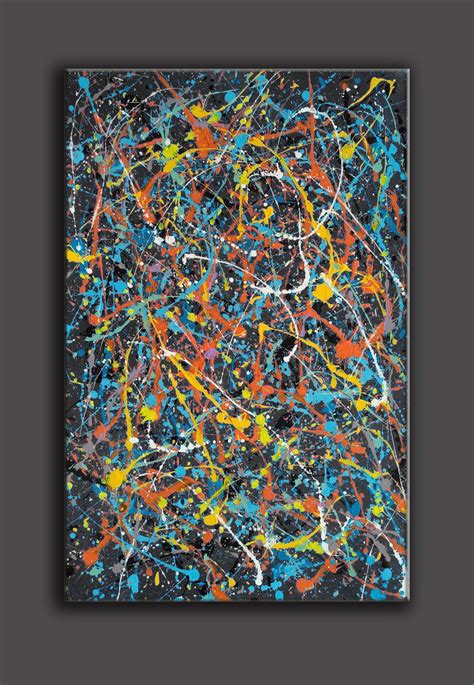 Black Jason Pollak Artist Abstract Artist Jackson Pollock L621