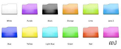 19 Colored Folder Icons For Mac Images Color Folder Icons Color