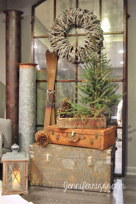 See this roundup of 20+ rustic christmas decorations that won't break the bank. rustic-christmas-decorations-pinterest-28 - All About ...
