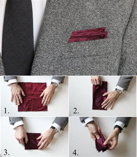 How To Fold A Pocket Square Pocket Square Styles Pocket Square
