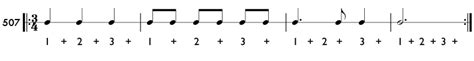 Learn Dotted Quarter Notes Lesson 5 Practice Patterns 501 511