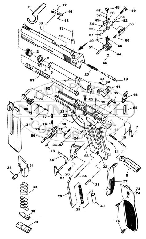 Smith And Wesson Model 10 Parts Diagram Ascsepremium