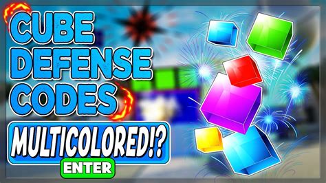 All Roblox Cube Defense Secret Op Codes On 2022 Youtube