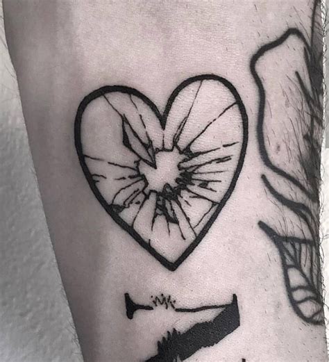 Broken Heart Tattoos For Women Bing Broken Glass Heart Tattoo